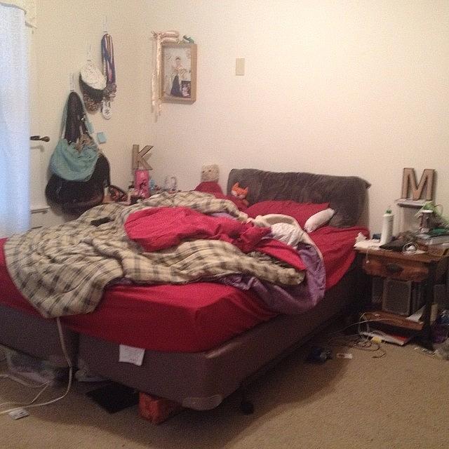 Bed Photograph - #uoaroundyou #my #bed #room #k #and #m by Kendall Wallace