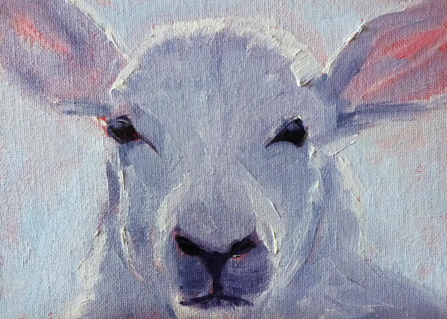 Up Close and Personal Painting by Nancy Merkle