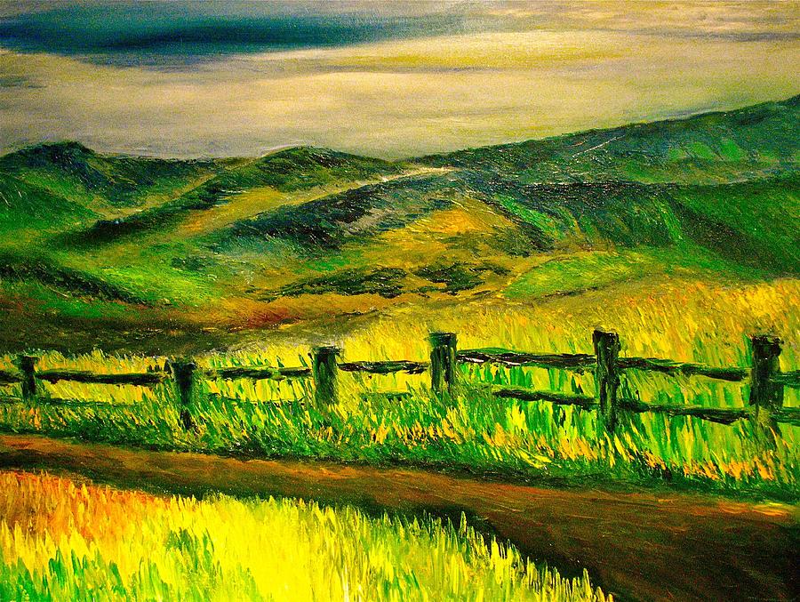 Up Country Maui Painting By Frank B Shaner - Fine Art America