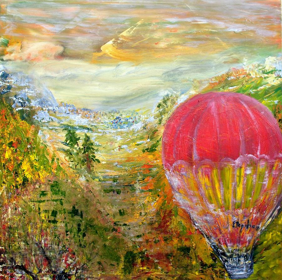 Up High Painting by Evelina Popilian
