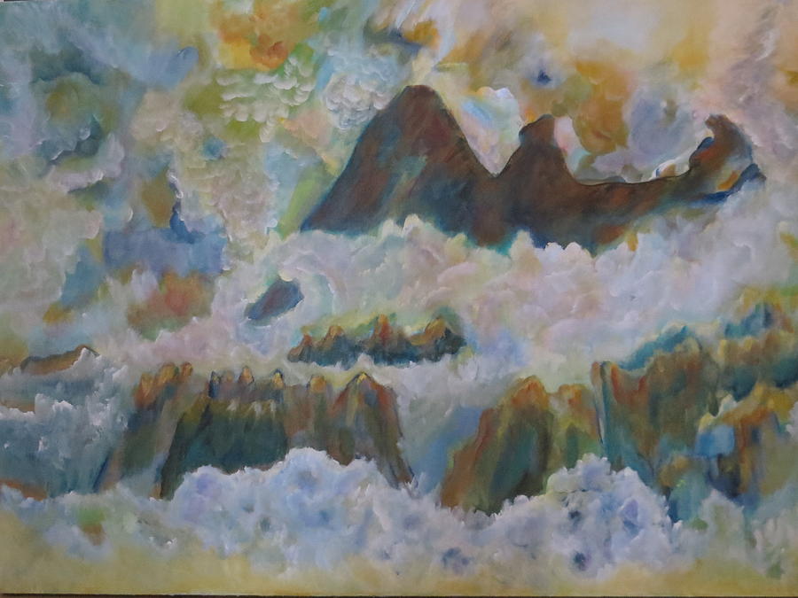 Up on Cloud Nine Painting by Soraya Silvestri