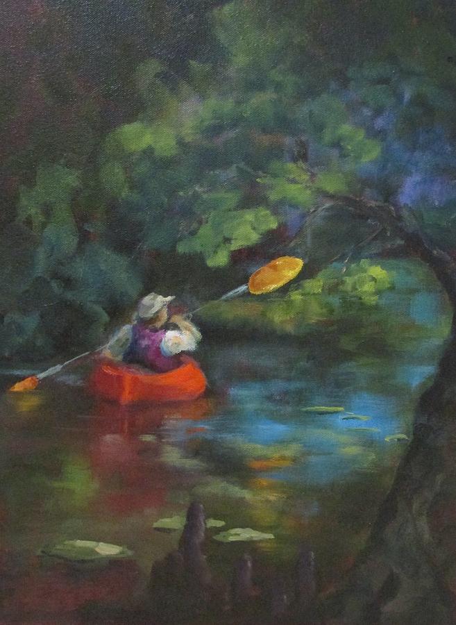 Up The Creek Painting by Susan Richardson