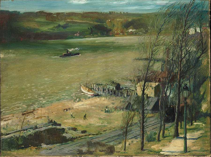 George Bellows Painting - Up the Hudson by George Bellows