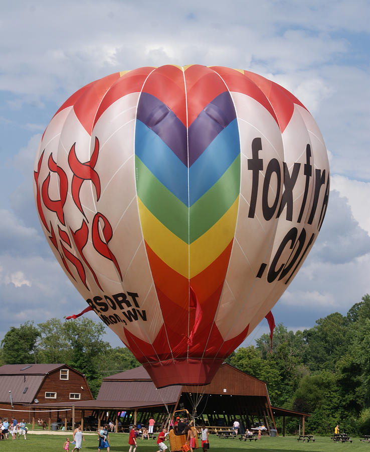 Hot Air Balloons Photograph - Up Up and Away by M Three Photos