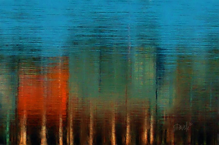 Upon Reflection - Seascape Abstract Digital Art by Jim Pavelle