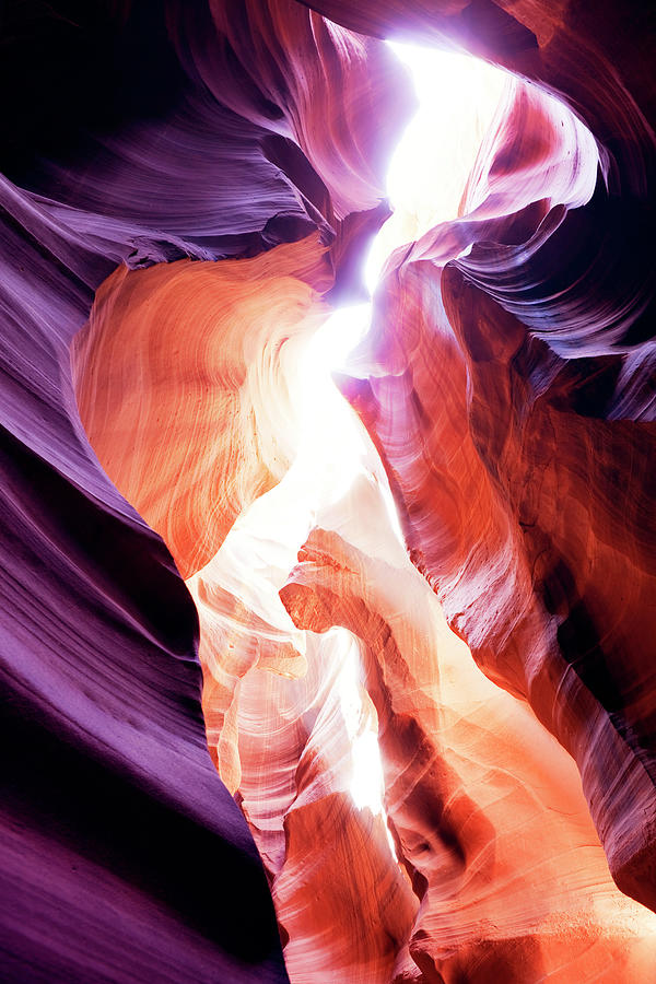 Antelope Canyon Photograph - Upper Antelope Canyon by Powerofforever