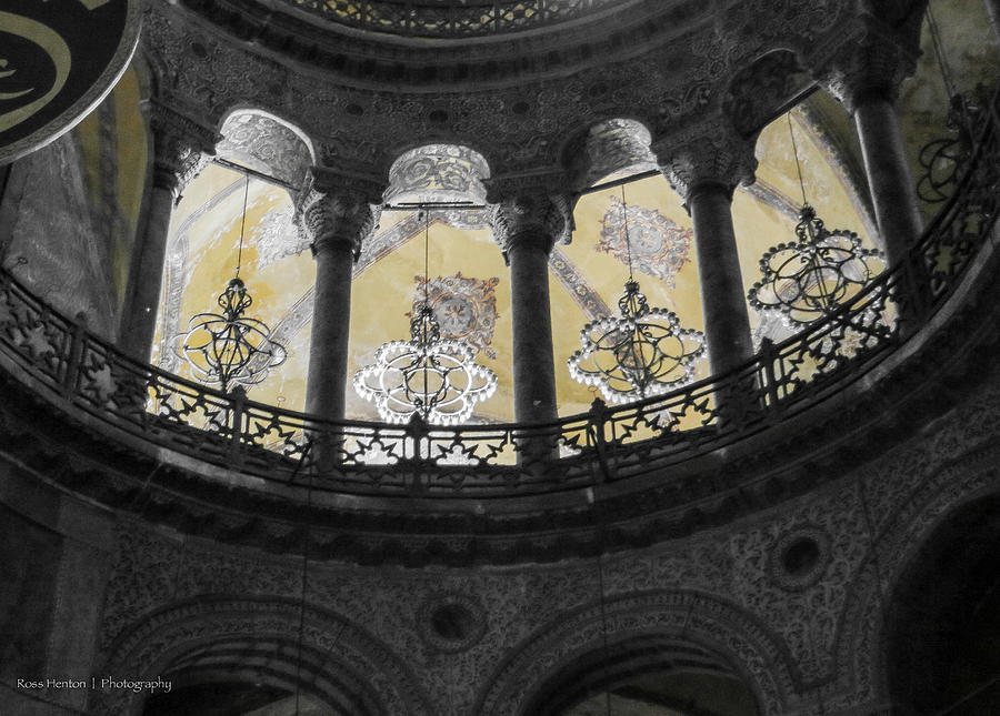 Upper Arches at the Hagia Sophia Photograph by Ross Henton