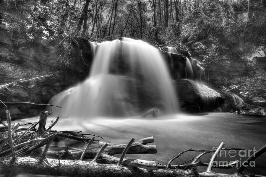 Upper Falls at Holly River State Park Photograph by Dan Friend
