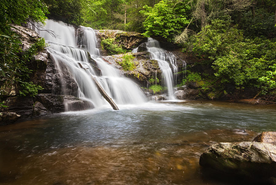 Upper Falls on Moccasin Creek Photograph by Alex Mironyuk - Pixels