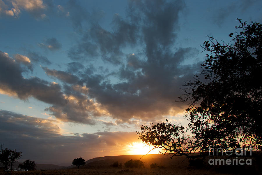 Upper  Galilee sunset 03 Photograph by Arik Baltinester