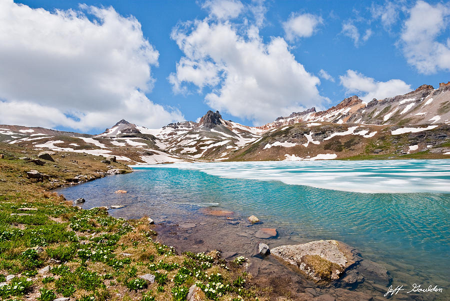 Upper Ice Lake and Surrounding Peaks Photograph by Jeff Goulden