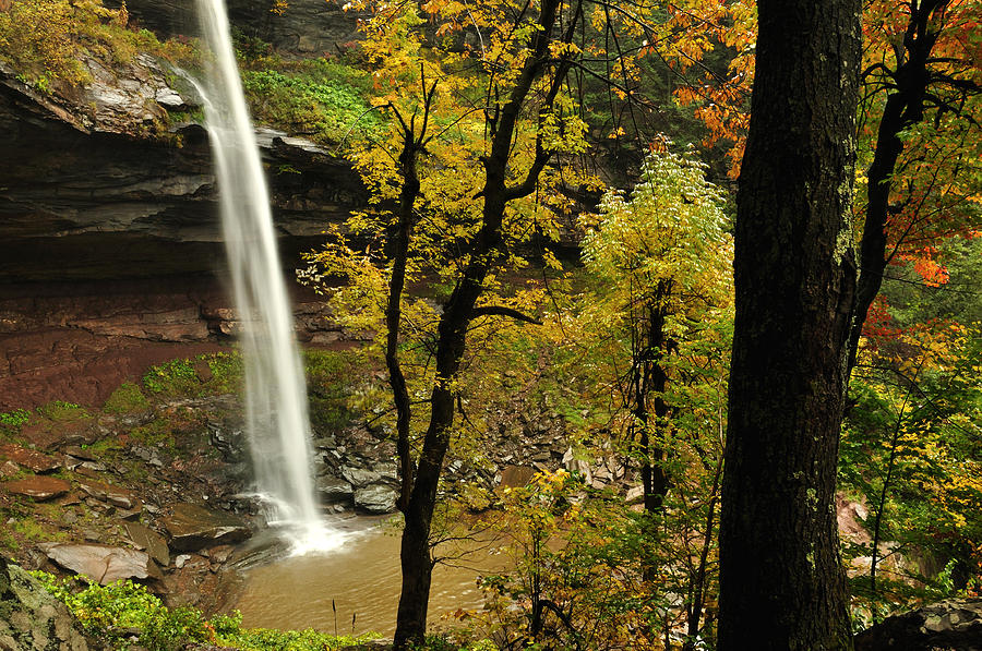 Kaaterskill Falls Photograph - Upper Kaaterskill Falls Hidden View by Adam Paashaus