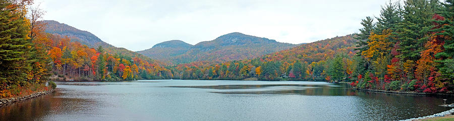 Upper Lake Toxaway in the Fall 2 Photograph by Duane McCullough