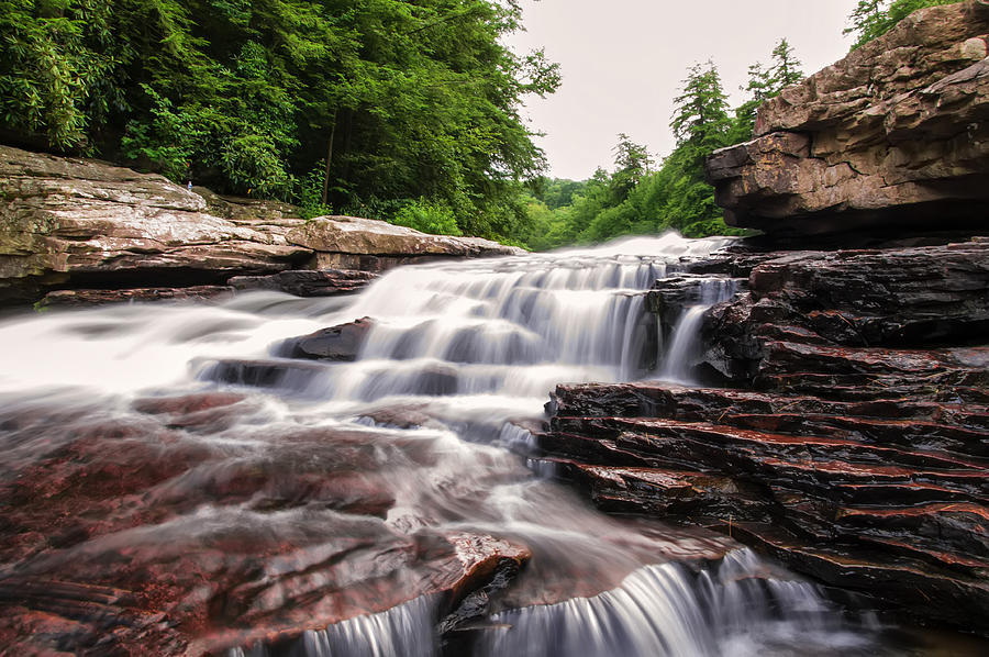 Upper Swallow falls close up Photograph by Chris Flees