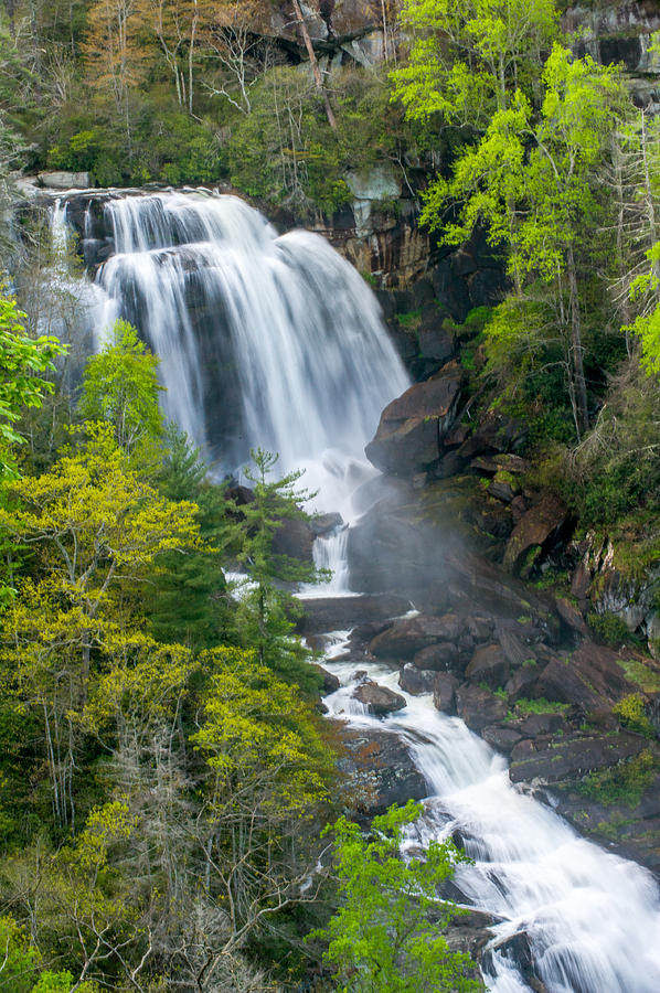 Waterfall Photograph - Upper Whitewater Falls by Willie Harper