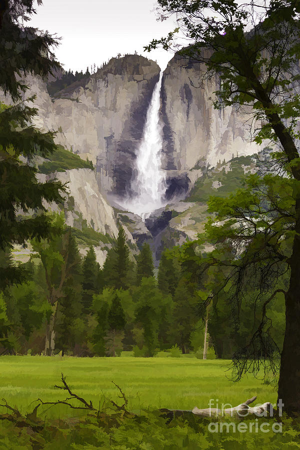 Upper Yosemite Falls Photograph by David Doucot