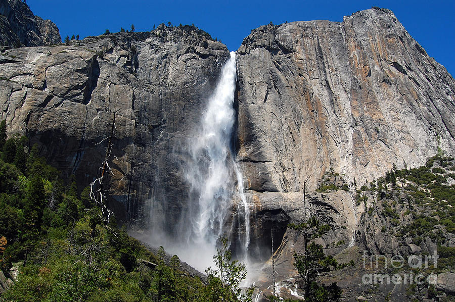 Upper Yosemite Falls on Hike Photograph by Debra Thompson
