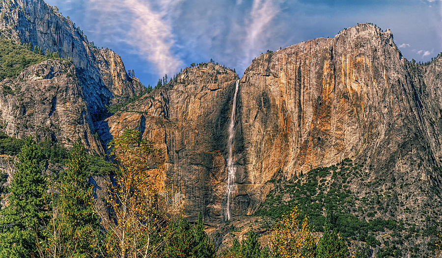 Upper Yosemite Falls Photograph by Stephen Campbell