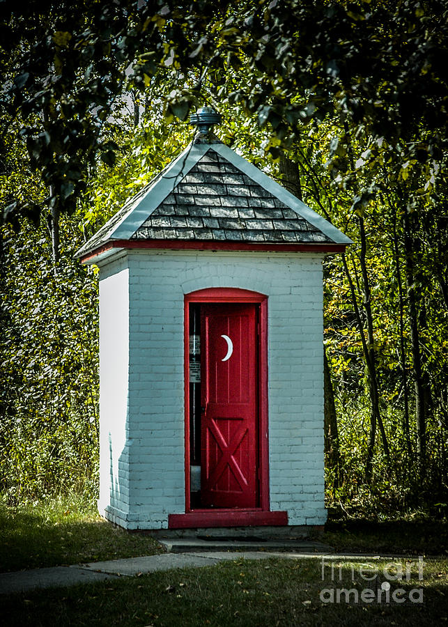 Upscale Outhouse Photograph by Ronald Grogan