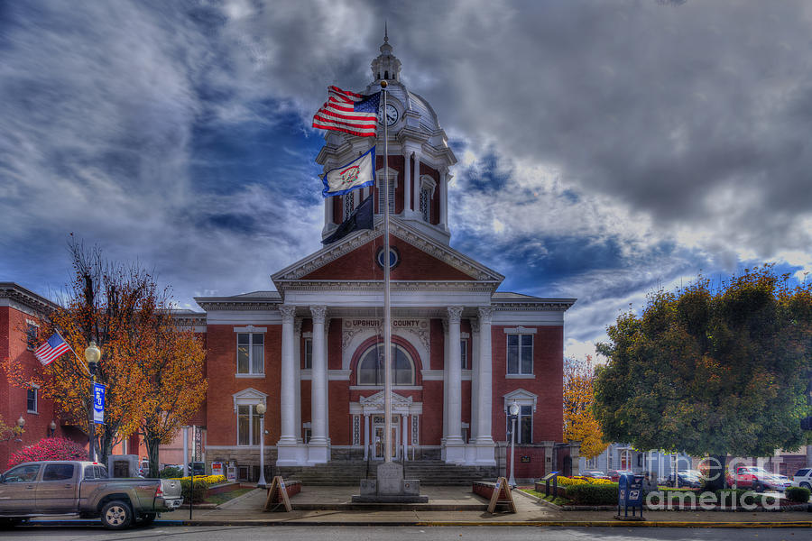 Upshur County Courthouse Buckhannon WV Photograph by Dan Friend