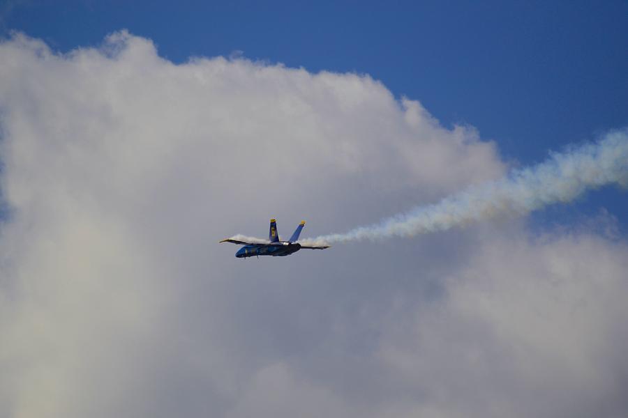 Navy Photograph -  Blue Angel in Flight by Misty Johnson
