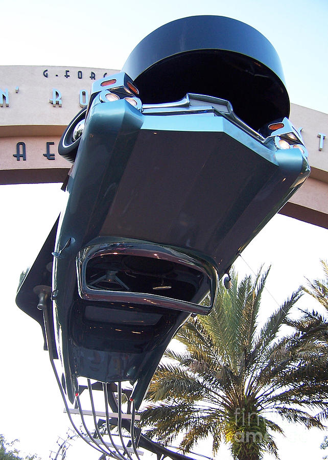 Upside Down Car Photograph by Tom Doud