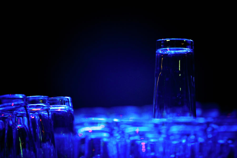 Upside Down Drinking Glasses Photograph by Ron Koeberer Fine Art America