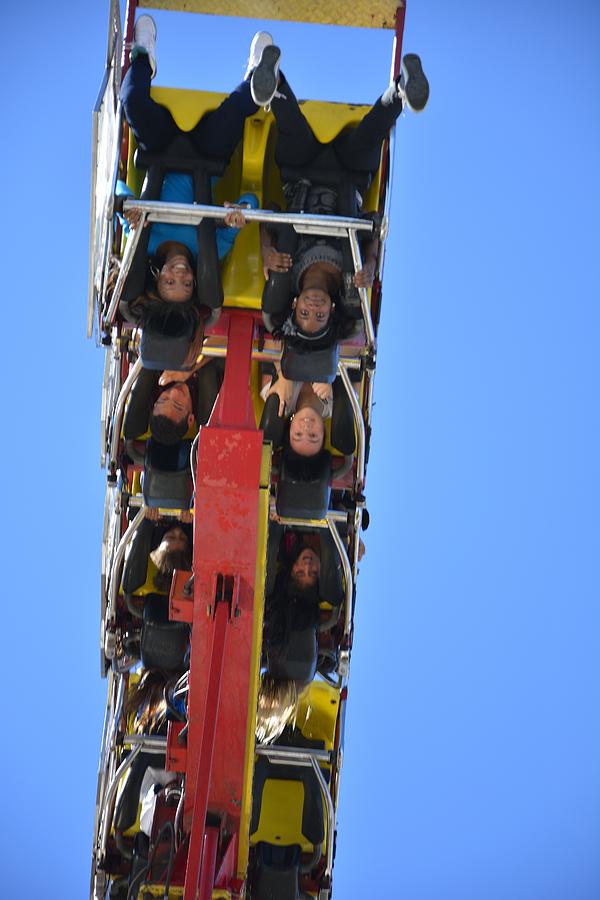 Amusement Parks Photograph - Upside Down by J Scott Davidson