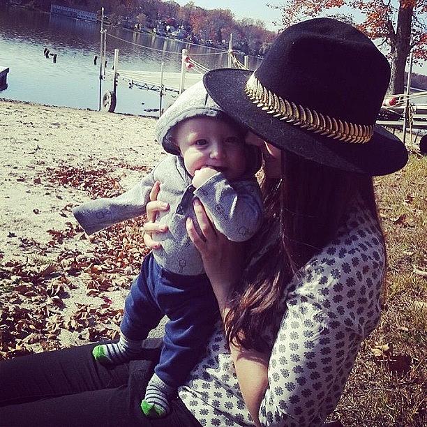 Upstate Fall Beach With Bennie & Fam :) Photograph by Zoey Crystyna