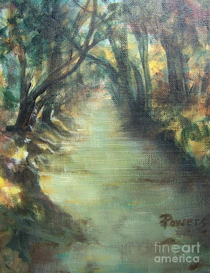 Upstream Painting by Mary Lynne Powers