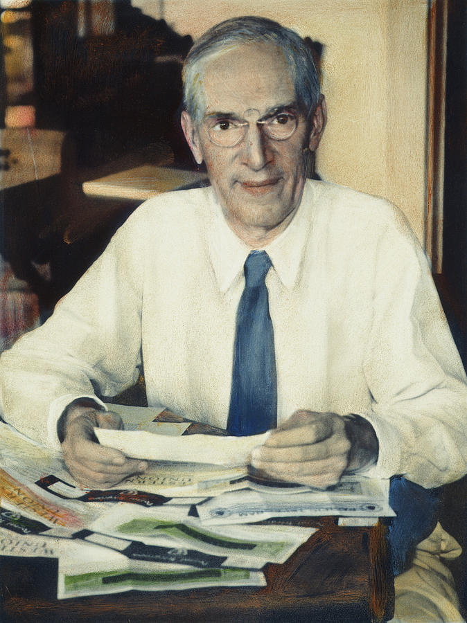 Portrait Photograph - Upton Sinclair (1878-1968) by Granger