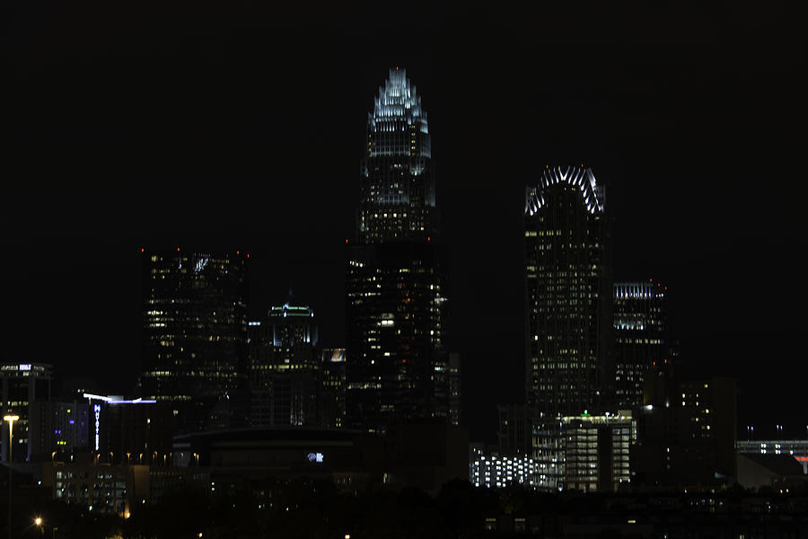Uptown Charlotte at Twilight 0002 Photograph by Donald Brown