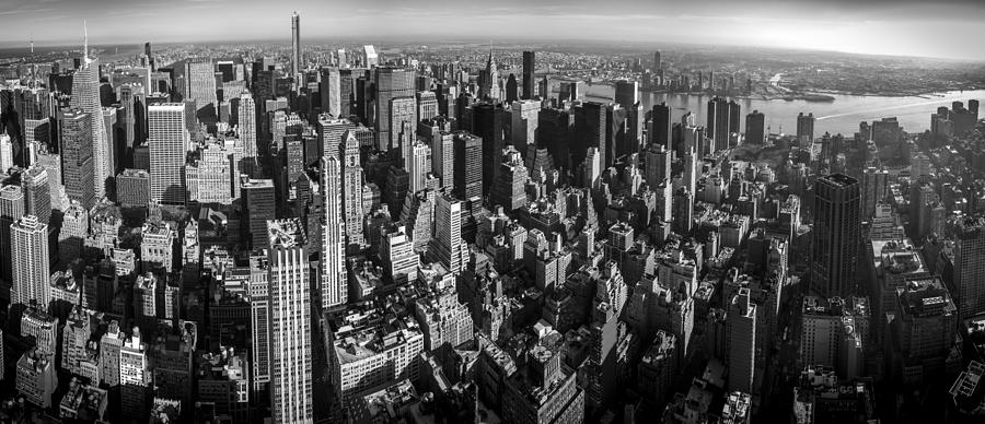 Architecture Photograph - Uptown Manhattan by David Morefield