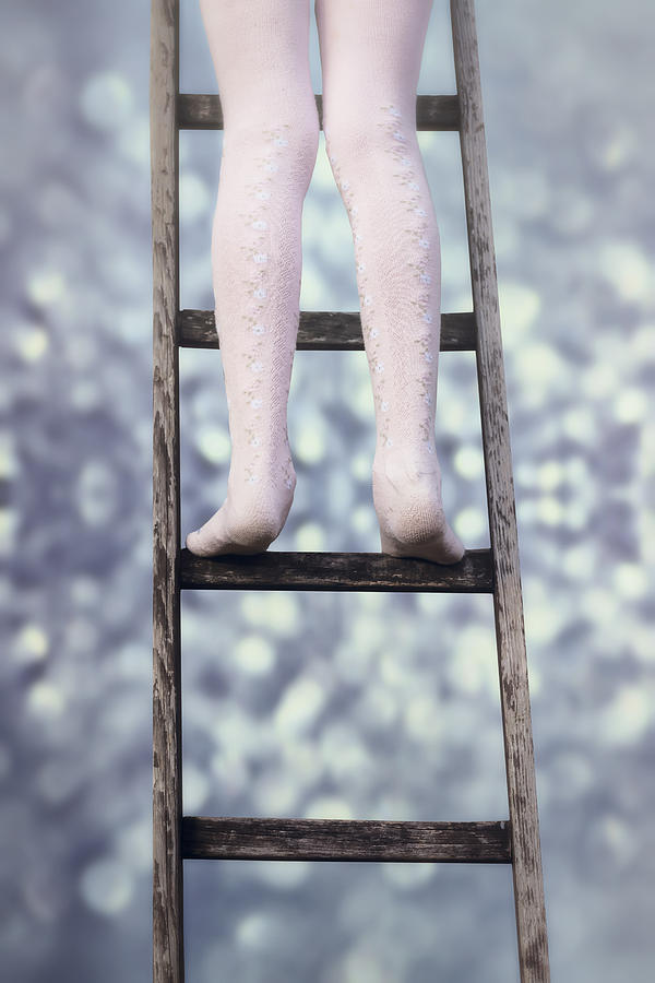 Girl Photograph - Upwards by Joana Kruse