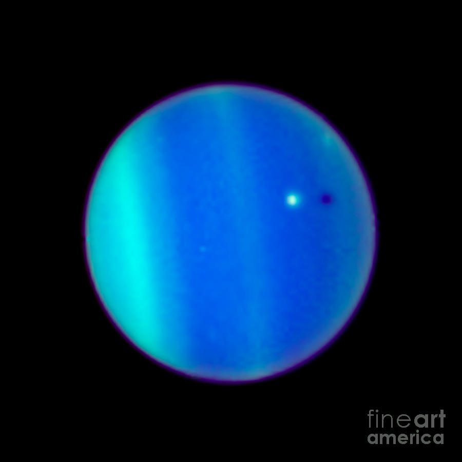 Uranus And Ariel Photograph by Science Source