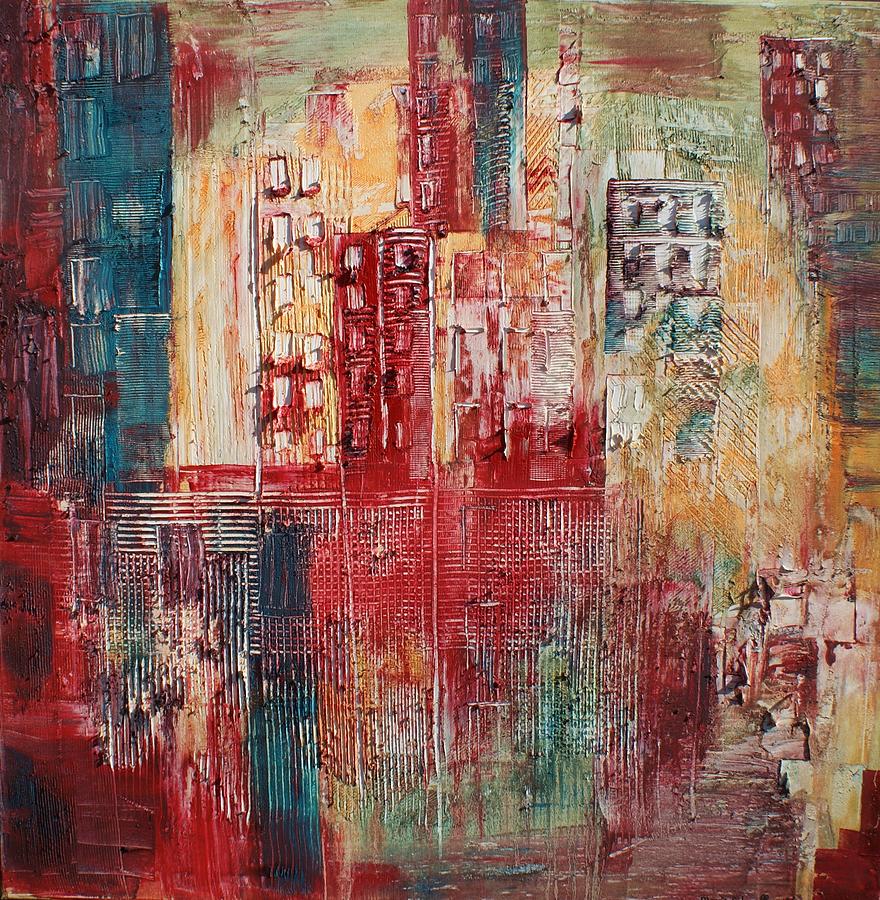 Urban Awakening Painting by Mario Schaeffer - Fine Art America