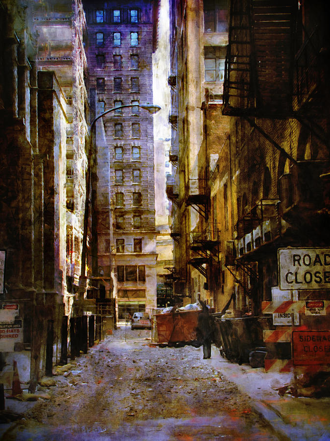 Philadelphia Photograph - Urban Back Streets by John Rivera