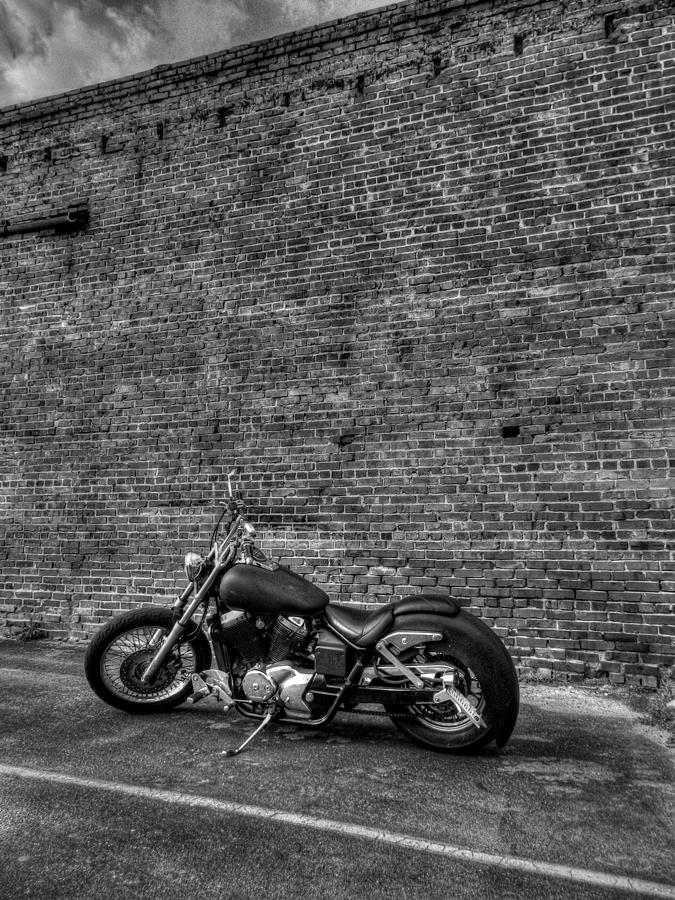 Brick Photograph - Urban Bike 002 by Lance Vaughn