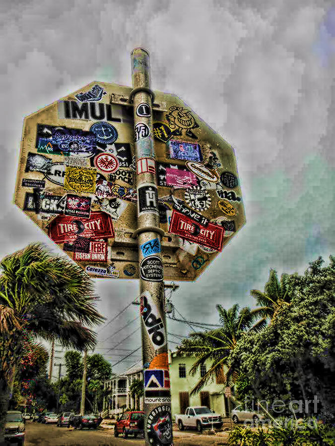Street Signs Photograph - Urban Decay by Kristy Ollis