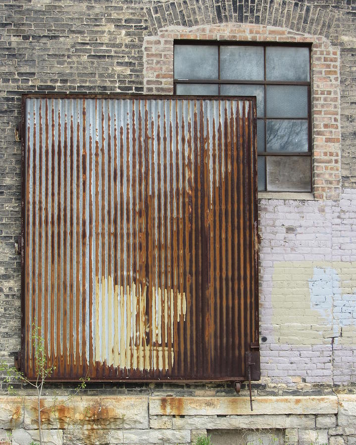 Urban Decay Metal Panel Photograph by Anita Burgermeister