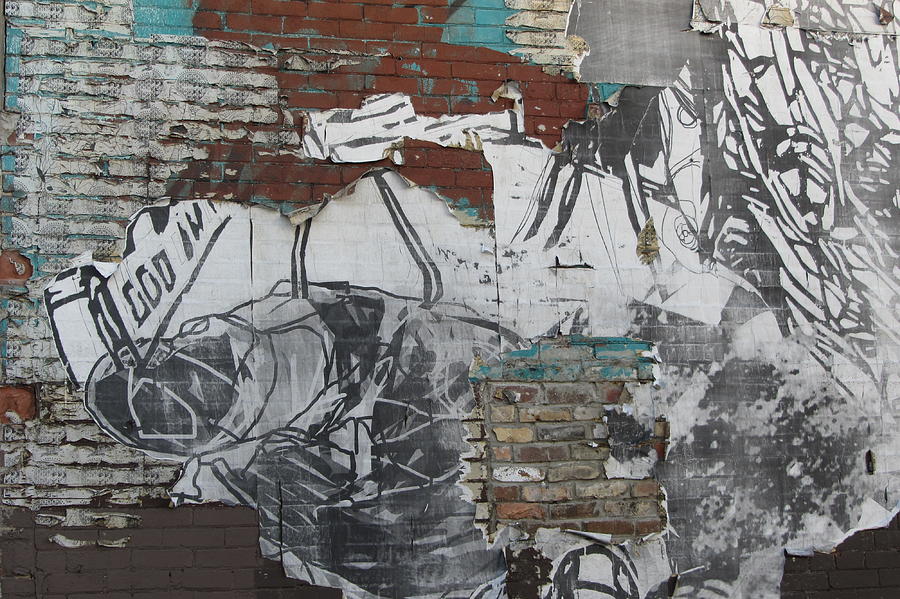 Urban Decay Mural Wall 1 Photograph by Anita Burgermeister