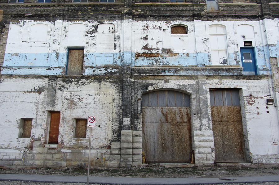 Urban Decay Pabst Blue Door Photograph by Anita Burgermeister
