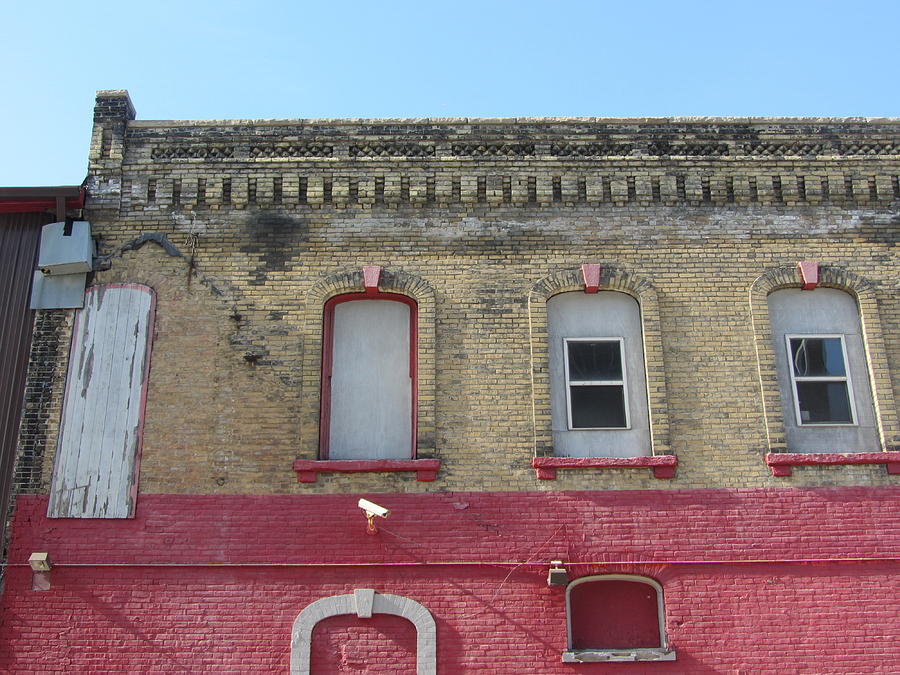Urban Decay Red Brick 1 Photograph by Anita Burgermeister