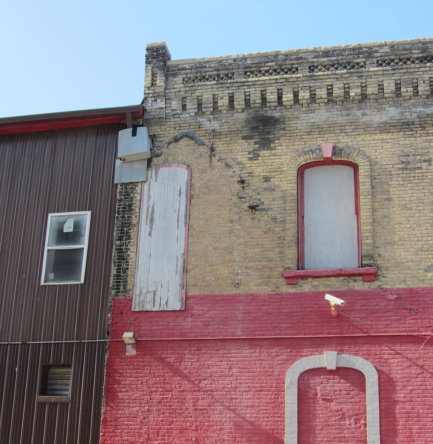 Urban Decay Red Brick 2 Photograph by Anita Burgermeister