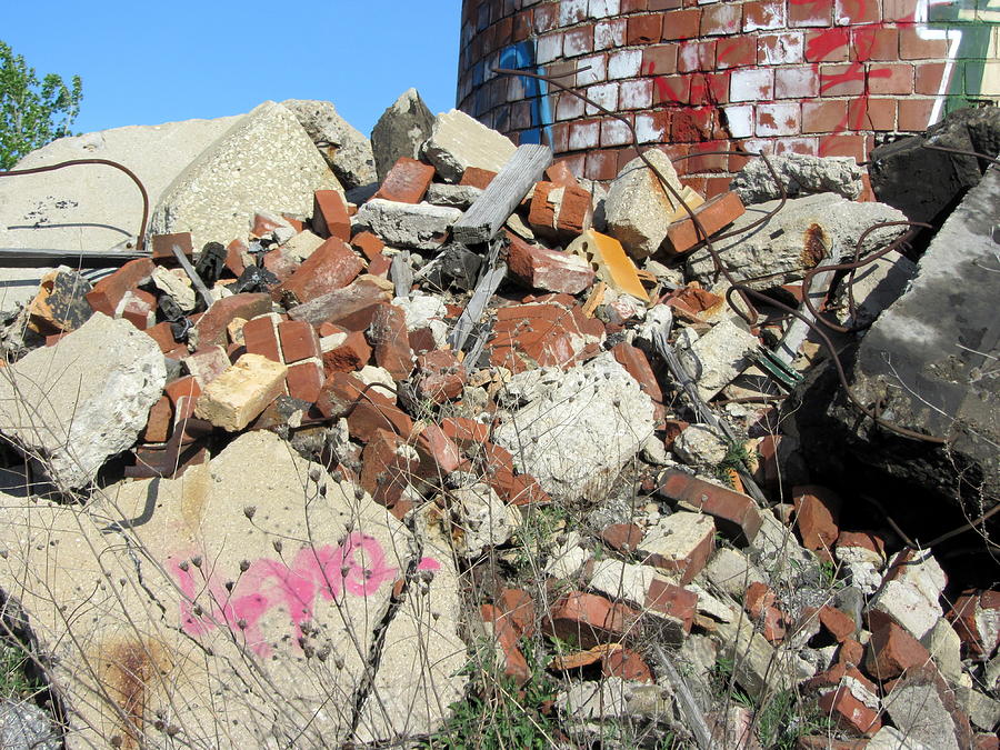 Urban Decay Solvay Brick Ruins 5 Photograph by Anita Burgermeister