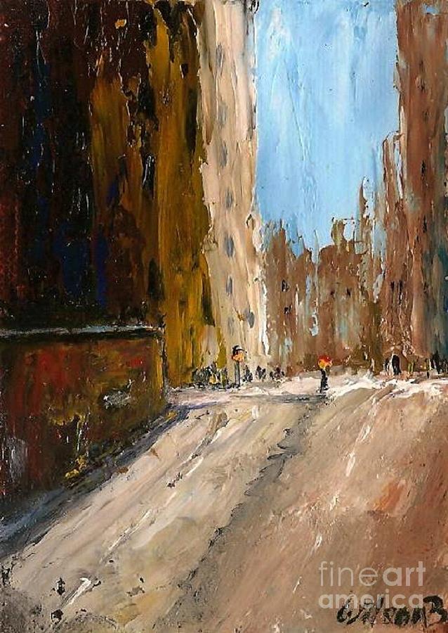 Cityscape Painting - Urban by Fred Wilson