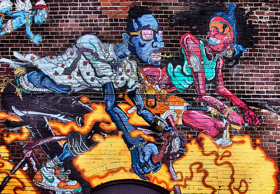 Urban Graffitti Photograph by Virginia Folkman