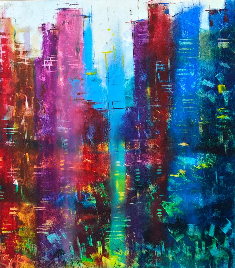 Urban Jungle_10 Painting by Tejinder ladi Singh - Fine Art America