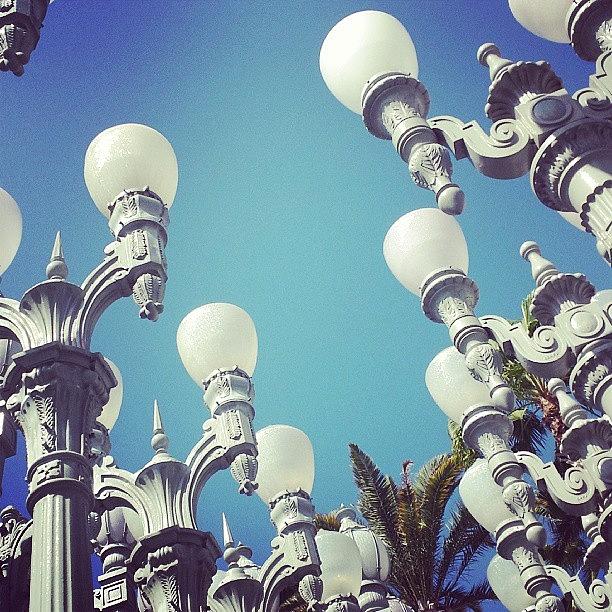 Urban Lights Installation At Lacma Photograph by Janel Erikson