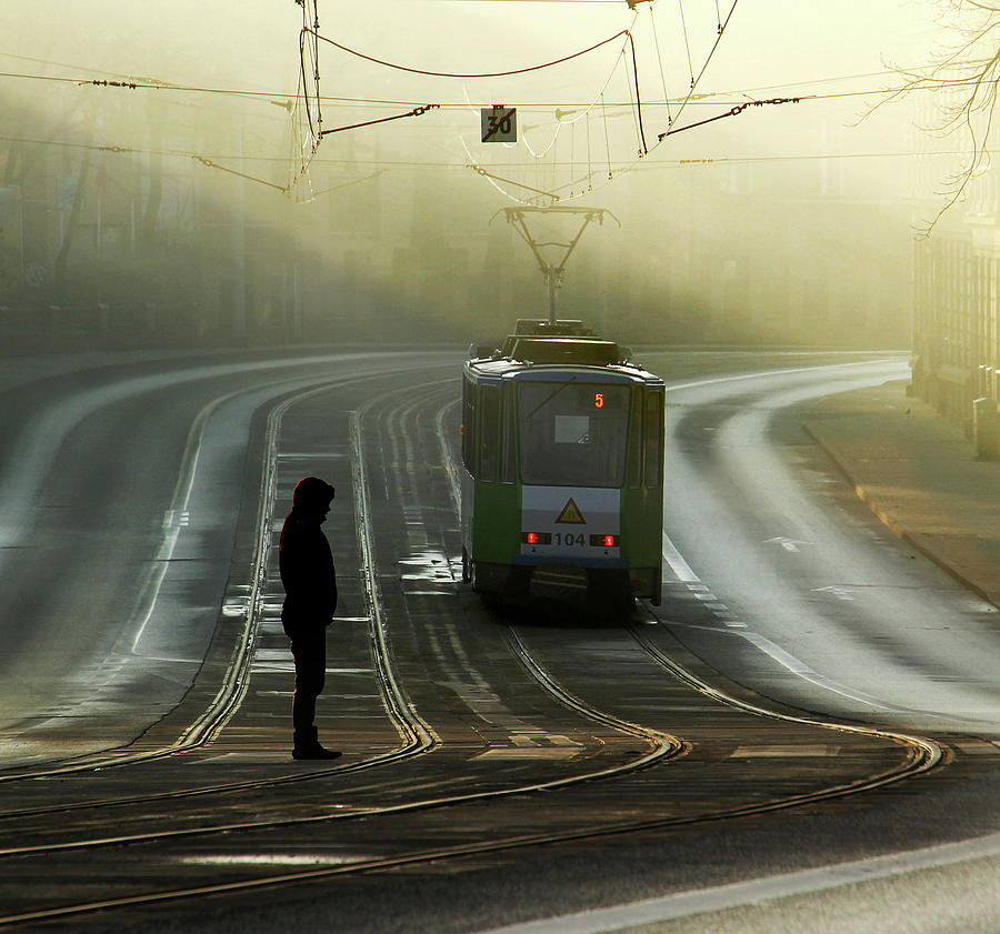 Transportation Photograph - Urban Morning by Anna Niemiec